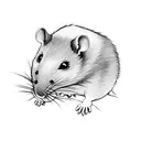 rapper rat tattoo design idea