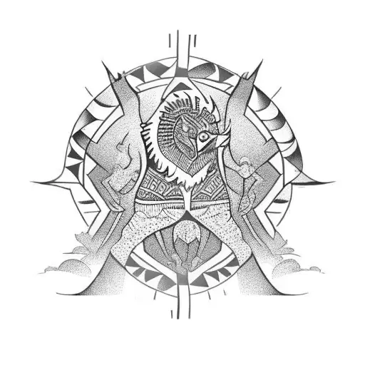 family strong tattoo design idea