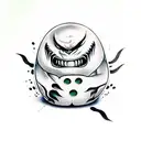 venomized hulk daruma  tattoo design idea