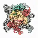jojos bizarre adventure puzzle piece tattoo design idea