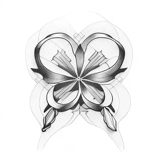 Clover named Linda tattoo design idea