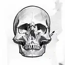 skull tattoo design idea