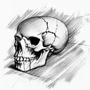 skull tattoo design idea