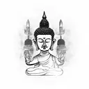 Buddha tattoo design idea