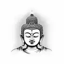 Buddha tattoo design idea