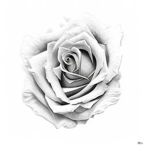 Rose made of money and the sentence "Make money not friends" under it tattoo design idea