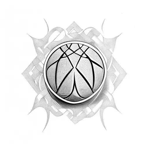 rugby ball with a chilli pepper tattoo design idea