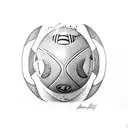 rugby ball with a chilli pepper tattoo design idea