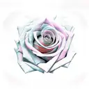 Rose flower, BTS love yourself album art and gemini tattoo design idea