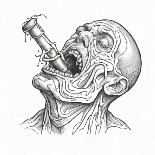 you have a lively face and today it expresses suffering, but I just suppress a yawn because I know everything you will say in advance tattoo design idea