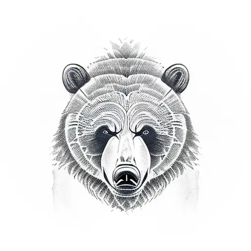 Grizzly Bear tattoo design idea
