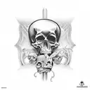 death before dishonor  tattoo design idea