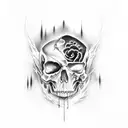 death before dishonor  tattoo design idea