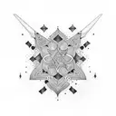  sabr Shukar  tattoo design idea