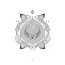  sabr Shukar  tattoo design idea