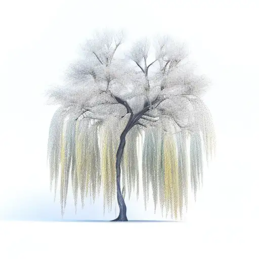 Willow tree  tattoo design idea