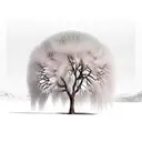 Willow tree deep roots  tattoo design idea