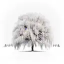 Willow tree  tattoo design idea