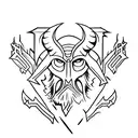 elder scrolls tattoo design idea