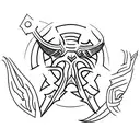 elder scrolls tattoo design idea