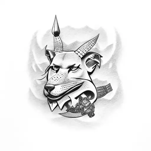 Lambda Chi Alpha and New Orleans themed tattoo design idea