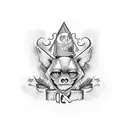 Lambda Chi Alpha and New Orleans themed tattoo design idea