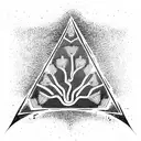 pyramidal neuron cell tattoo design idea