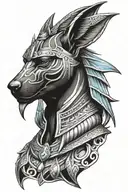 Anubis tattoo design idea