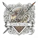 game of thrones valar morghulis tattoo design idea