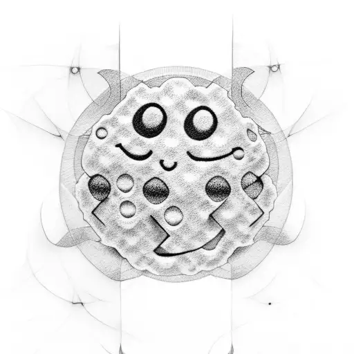 smiley face tattoo design idea