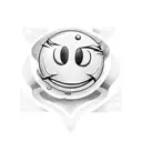 smiley face tattoo design idea