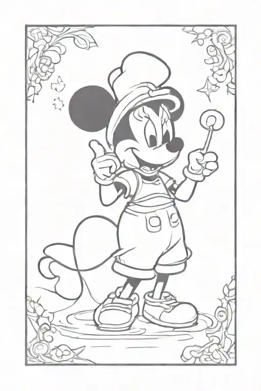 personagens da Disney characters tattoo design idea