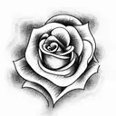 Rose tattoo design idea