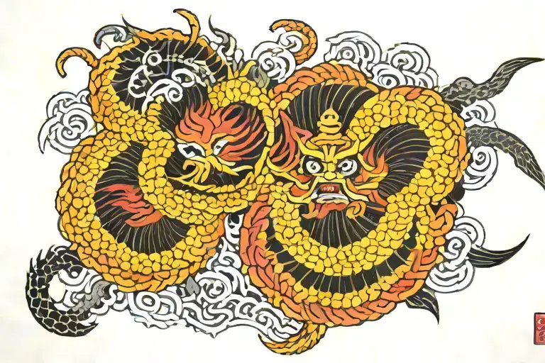 Pectoral tattoo design idea