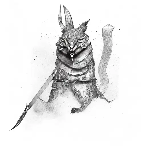 Australian assassin  tattoo design idea