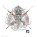 Australian assassin  tattoo design idea