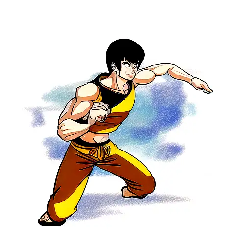 Bruce lee tattoo design idea