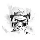 Bruce lee tattoo design idea