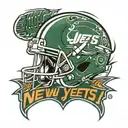 New York jets tattoo design idea