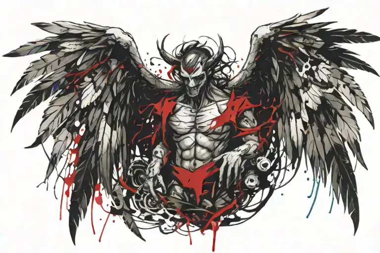 Wing Demon Wing tattoo design idea