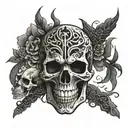 skull hand tattoo design tattoo design idea
