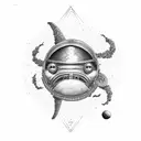 42 hitchhikers guide to the galaxy tattoo design idea