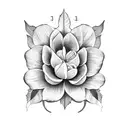 Botanical illustrations tattoo design idea