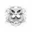 Labyrinth tattoo design idea