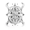 Labyrinth tattoo design idea