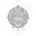 Labyrinth tattoo design idea