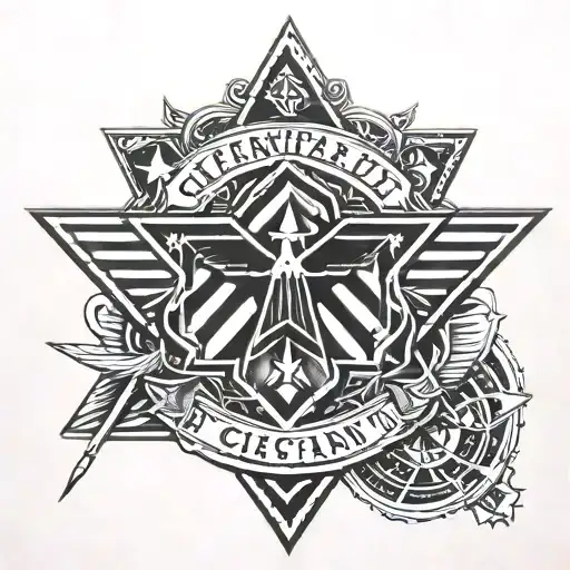 extant and USAF CHEVRONS tattoo design idea