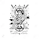 Journey Before Destination tattoo design idea