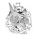 Journey Before Destination tattoo design idea