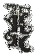 ugly lettering tattoo tattoo design idea
